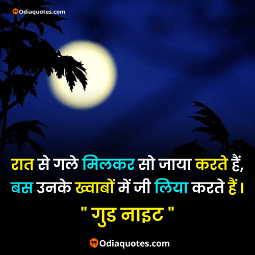 good night quotes in hindi for best friend
